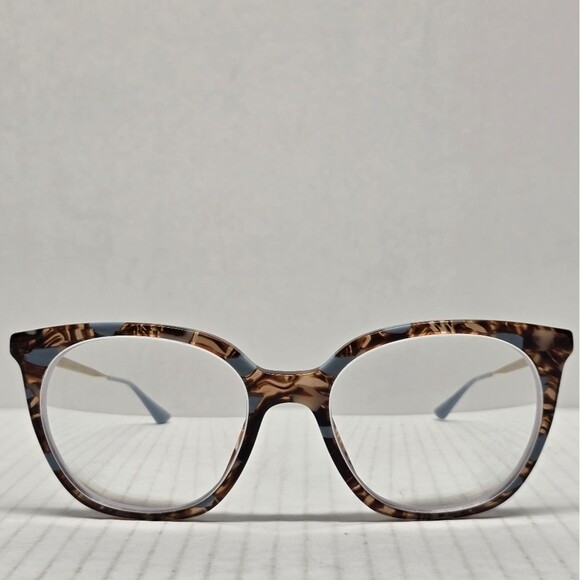 Prada Eyeglasses Frame VPR11T KJO-101 Women's Brown Blue Full Rim 51-17-140 - Picture 3 of 8
